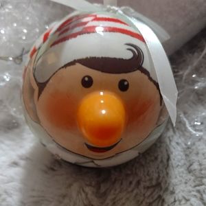 Elf Light Up Ornament with a cute Nose